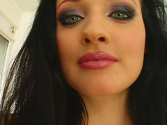 This hotty is easily one of the almost all beautiful beauties that we have ever discharged at AllInternal. This amazing green eyed beauty gets pounded by two horny guys. They release all their cum inside her.